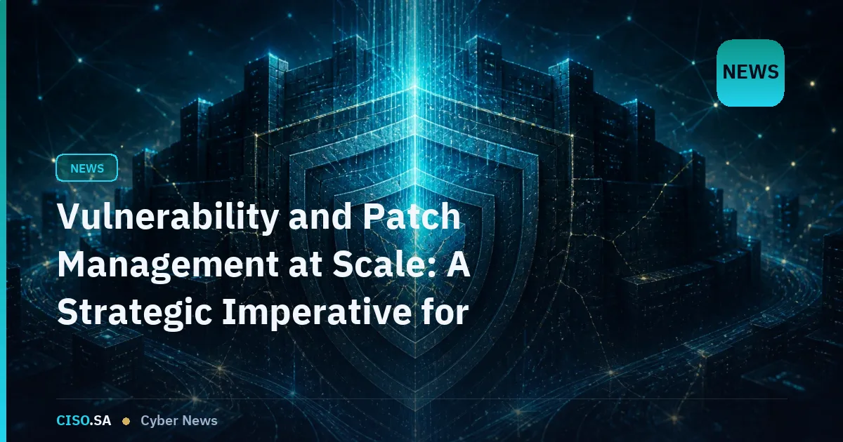 Vulnerability and Patch Management at Scale: A Strategic Imperative for GCC Enterprises