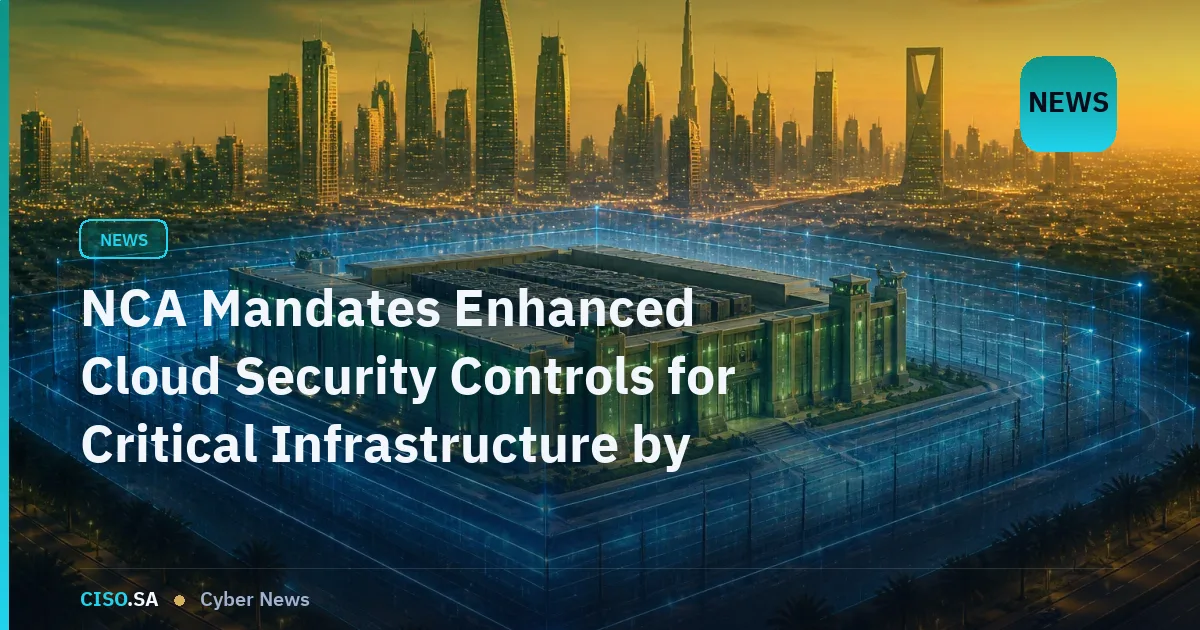 NCA Mandates Enhanced Cloud Security Controls for Critical Infrastructure by Q1 2027