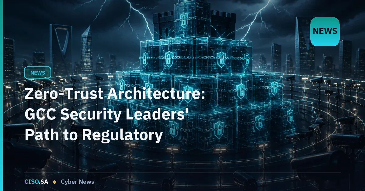 Zero-Trust Architecture: GCC Security Leaders' Path to Regulatory Compliance and Resilience