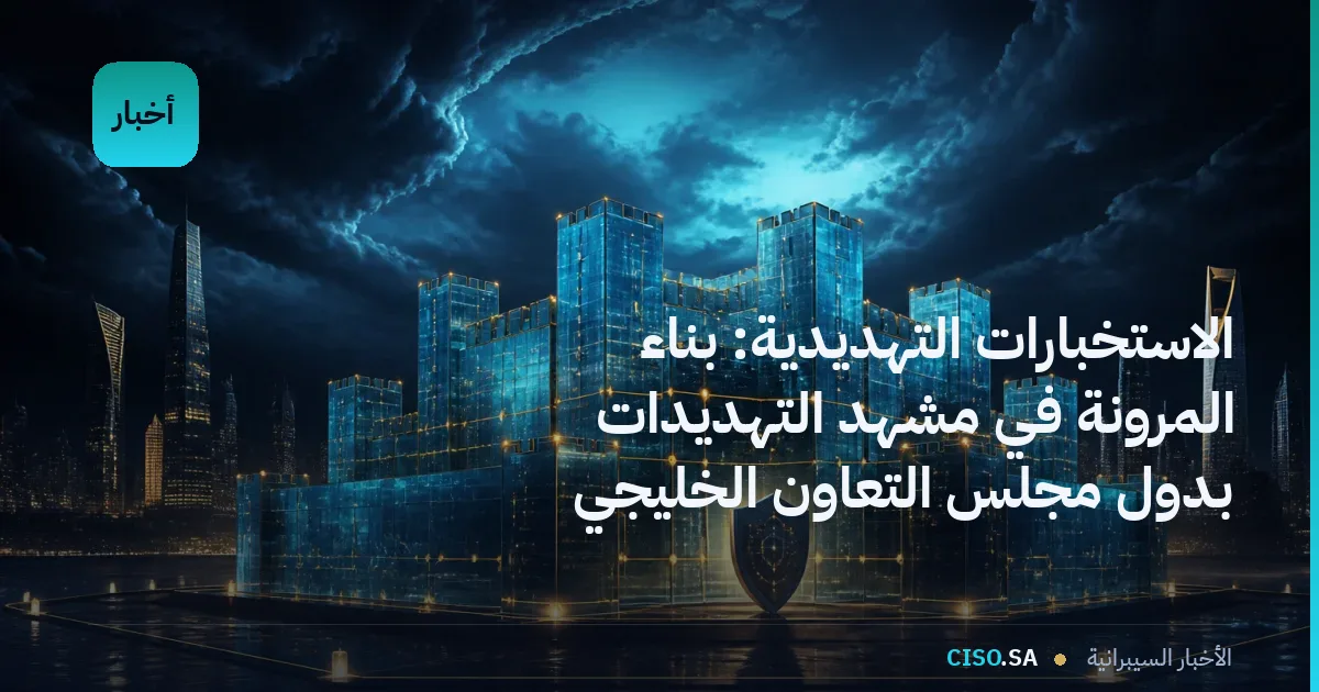 الاستخبارات التهديدية: بناء المرونة في مشهد التهديدات بدول مجلس التعاون الخليجي