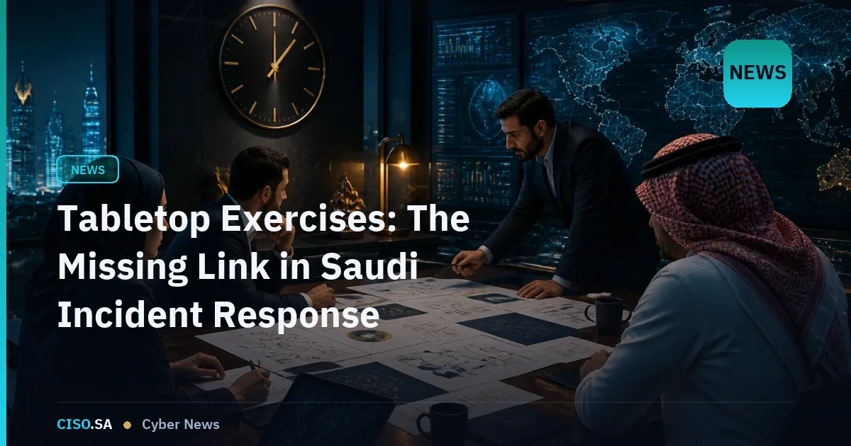 Tabletop Exercises: The Missing Link in Saudi Incident Response Readiness
