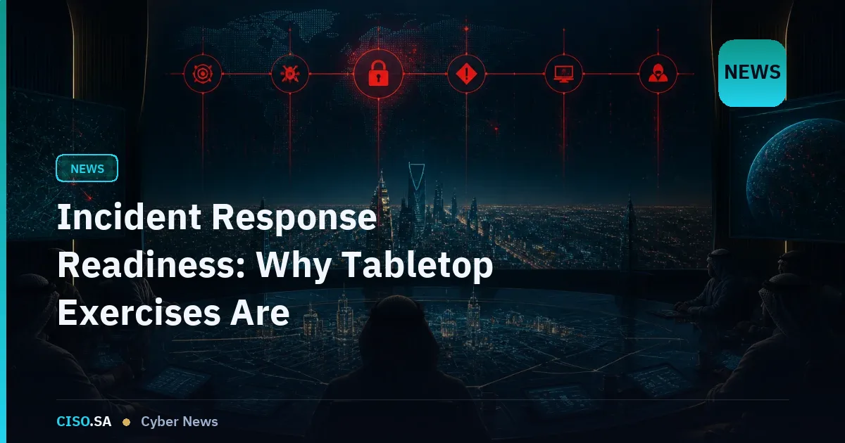 Incident Response Readiness: Why Tabletop Exercises Are Non-Negotiable for GCC Organizations