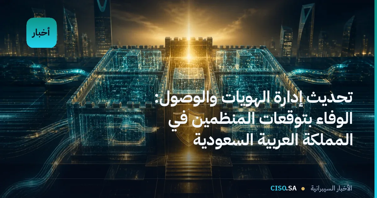 تحديث إدارة الهويات والوصول: الوفاء بتوقعات المنظمين في المملكة العربية السعودية