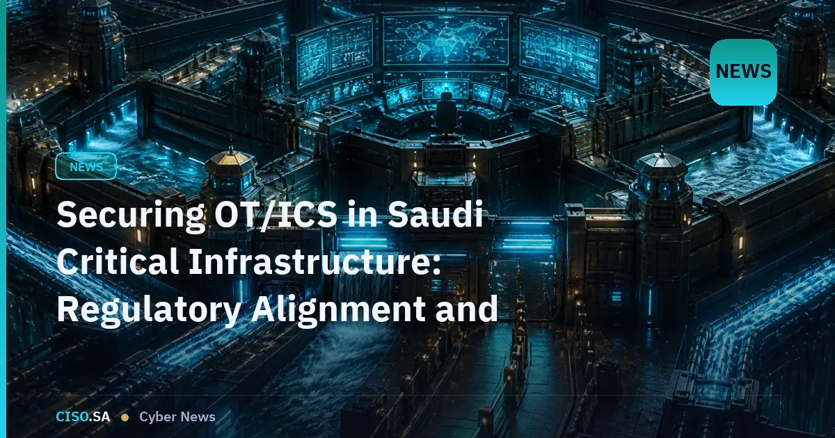 Securing OT/ICS in Saudi Critical Infrastructure: Regulatory Alignment and Operational Resilience