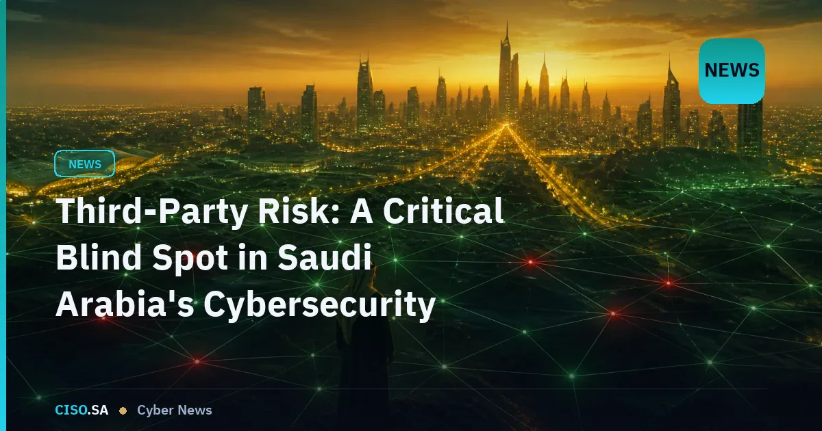 Third-Party Risk: A Critical Blind Spot in Saudi Arabia's Cybersecurity Strategy