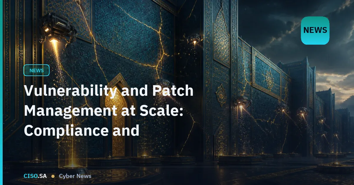 Vulnerability and Patch Management at Scale: Compliance and Operational Imperatives for GCC Enterprises
