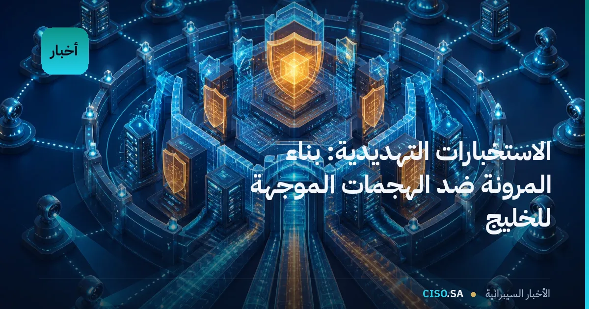 الاستخبارات التهديدية: بناء المرونة ضد الهجمات الموجهة للخليج