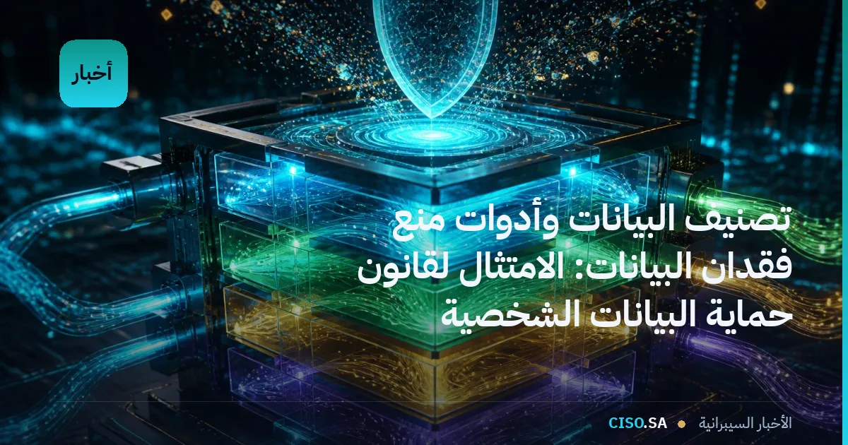 تصنيف البيانات وأدوات منع فقدان البيانات: الامتثال لقانون حماية البيانات الشخصية