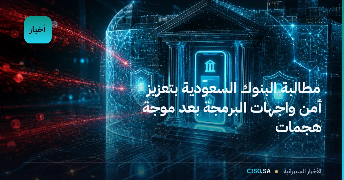مطالبة البنوك السعودية بتعزيز أمن واجهات البرمجة بعد موجة هجمات