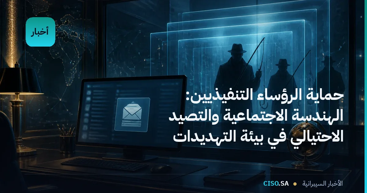 حماية الرؤساء التنفيذيين: الهندسة الاجتماعية والتصيد الاحتيالي في بيئة التهديدات بدول مجلس التعاون