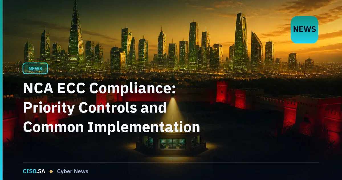 NCA ECC Compliance: Priority Controls and Common Implementation Gaps
