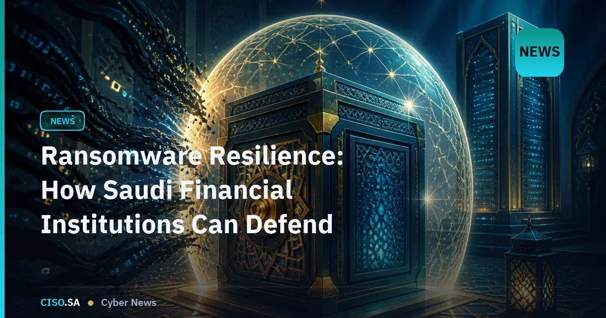 Ransomware Resilience: How Saudi Financial Institutions Can Defend and Recover