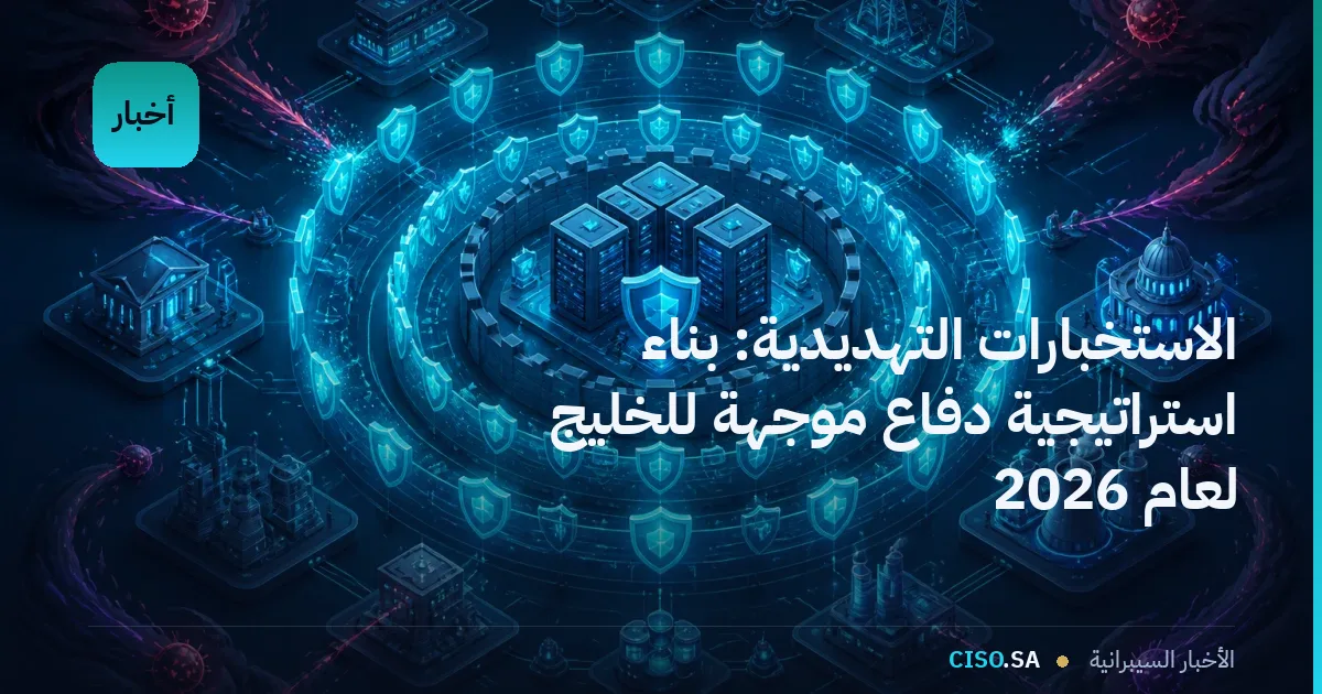الاستخبارات التهديدية: بناء استراتيجية دفاع موجهة للخليج لعام 2026