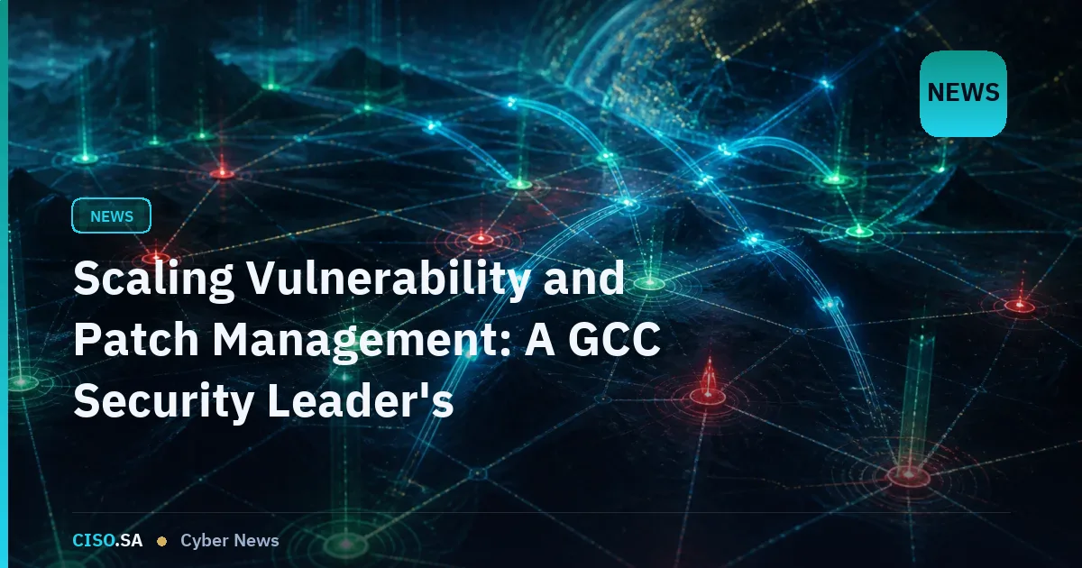 Scaling Vulnerability and Patch Management: A GCC Security Leader's Roadmap