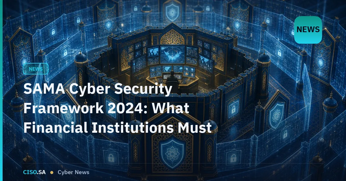 SAMA Cyber Security Framework 2024: What Financial Institutions Must Evidence Now