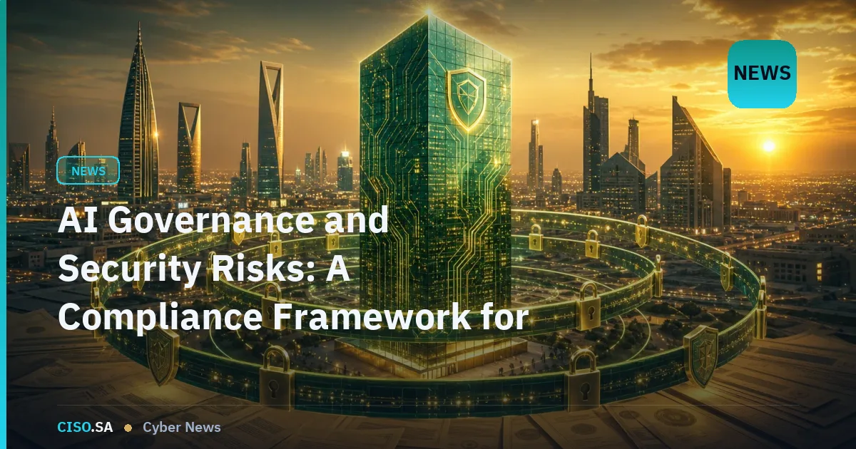 AI Governance and Security Risks: A Compliance Framework for Saudi Regulated Enterprises