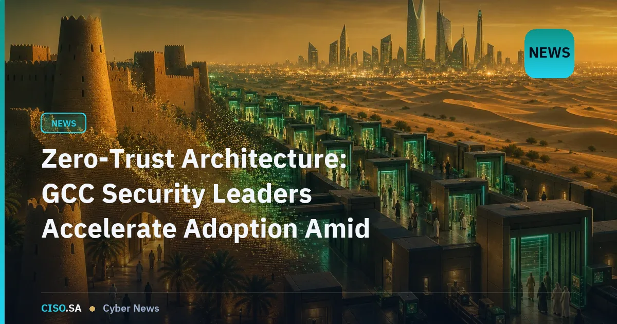 Zero-Trust Architecture: GCC Security Leaders Accelerate Adoption Amid Regulatory Momentum