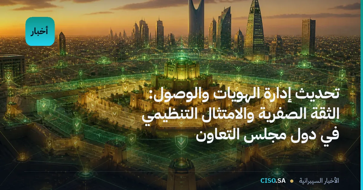 تحديث إدارة الهويات والوصول: الثقة الصفرية والامتثال التنظيمي في دول مجلس التعاون