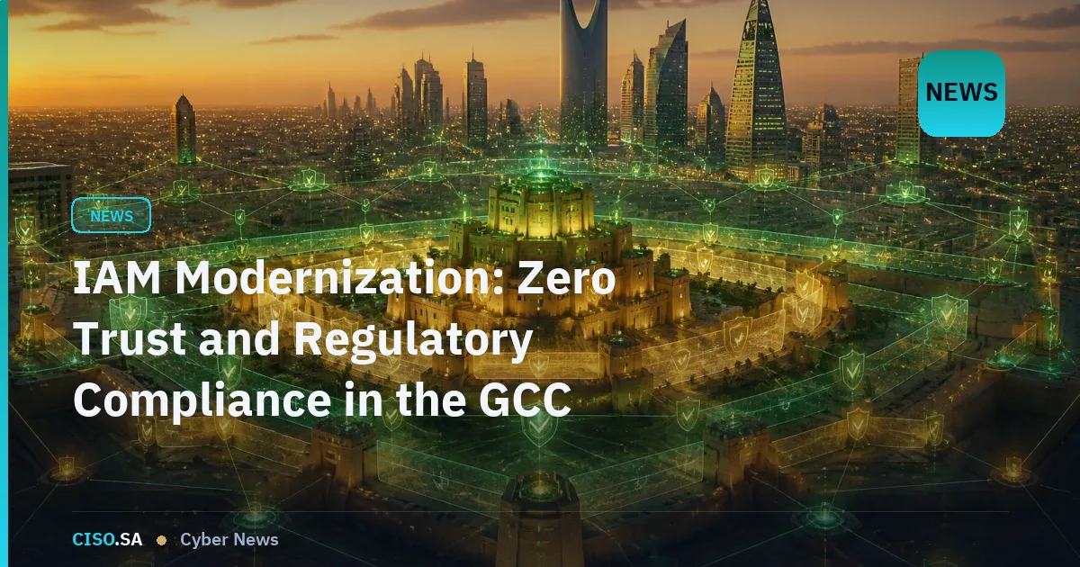 IAM Modernization: Zero Trust and Regulatory Compliance in the GCC