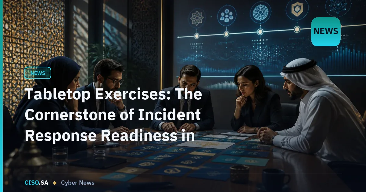 Tabletop Exercises: The Cornerstone of Incident Response Readiness in Saudi Arabia