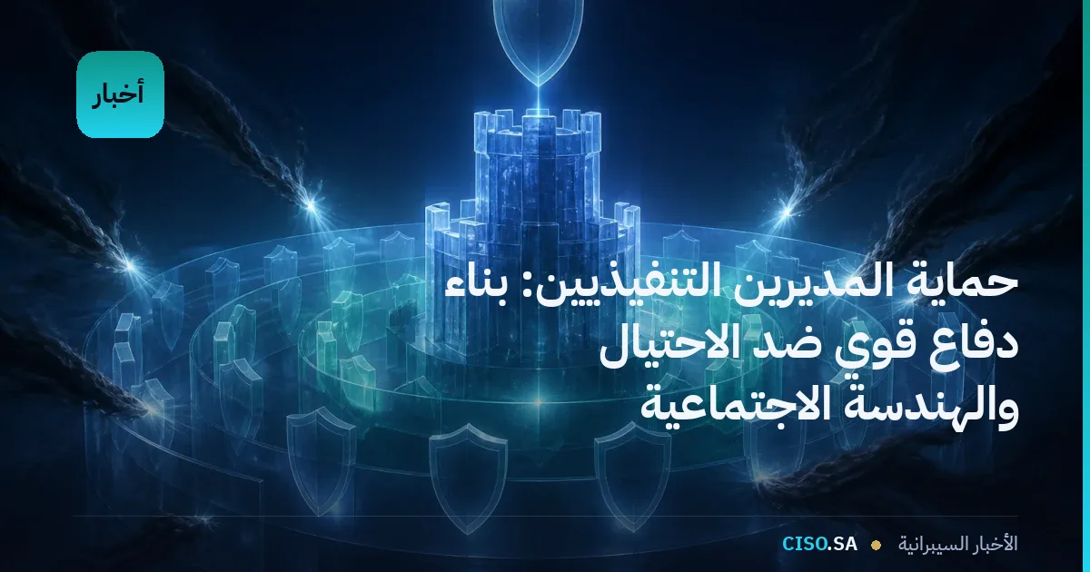 حماية المديرين التنفيذيين: بناء دفاع قوي ضد الاحتيال والهندسة الاجتماعية