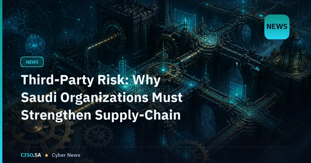 Third-Party Risk: Why Saudi Organizations Must Strengthen Supply-Chain Security Now