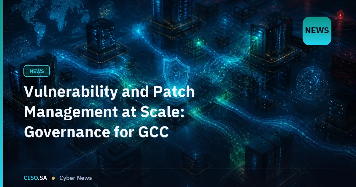 Vulnerability and Patch Management at Scale: Governance for GCC Enterprises