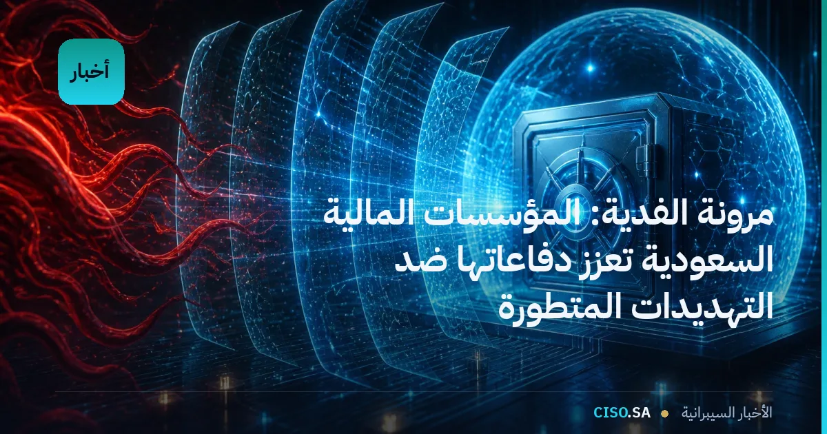 مرونة الفدية: المؤسسات المالية السعودية تعزز دفاعاتها ضد التهديدات المتطورة