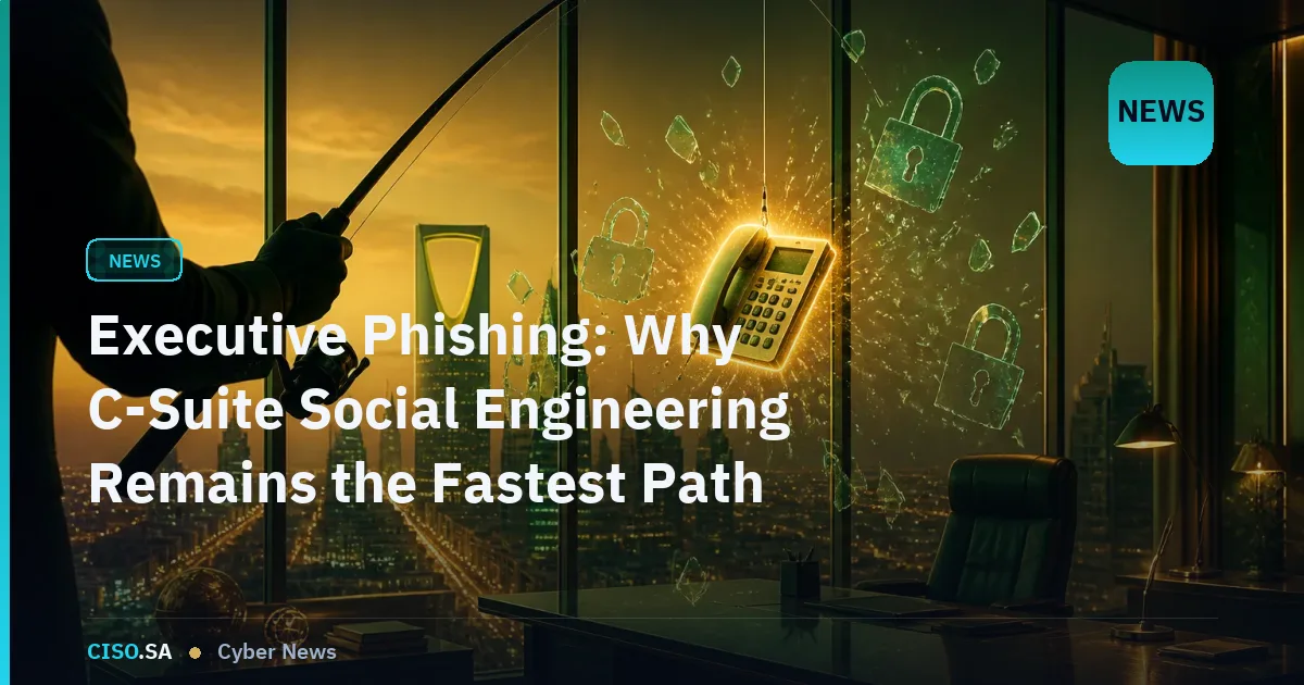 Executive Phishing: Why C-Suite Social Engineering Remains the Fastest Path to Breach