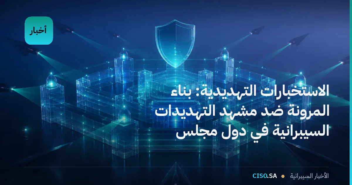 الاستخبارات التهديدية: بناء المرونة ضد مشهد التهديدات السيبرانية في دول مجلس التعاون