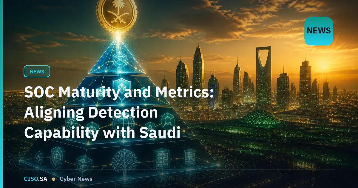 SOC Maturity and Metrics: Aligning Detection Capability with Saudi Regulatory Expectations