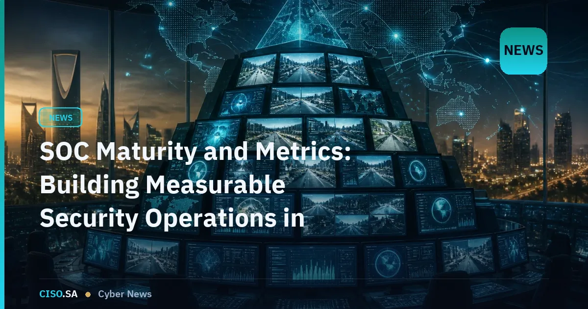 SOC Maturity and Metrics: Building Measurable Security Operations in Saudi Arabia