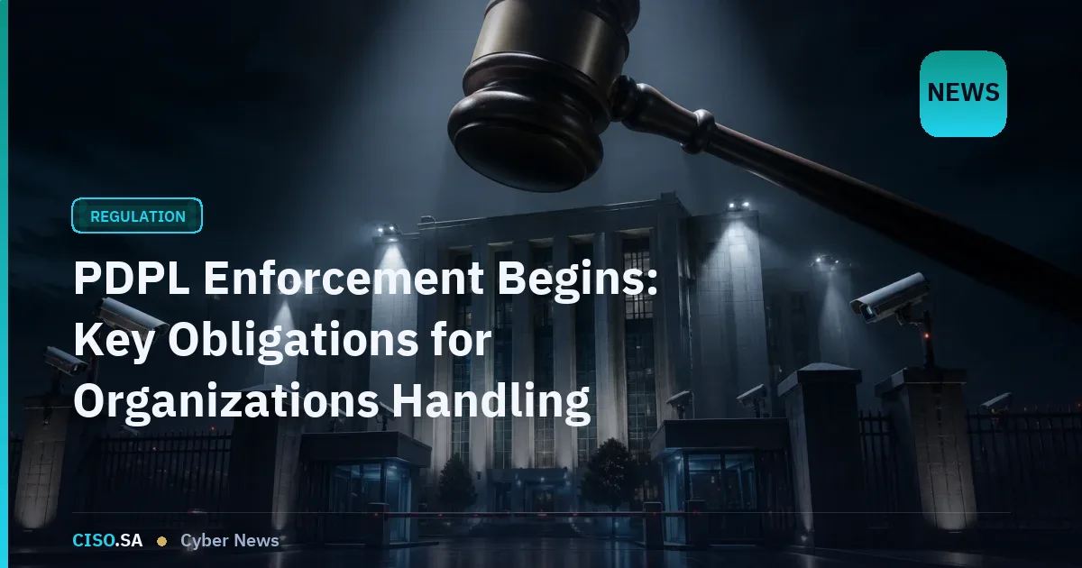 PDPL Enforcement Begins: Key Obligations for Organizations Handling Personal Data