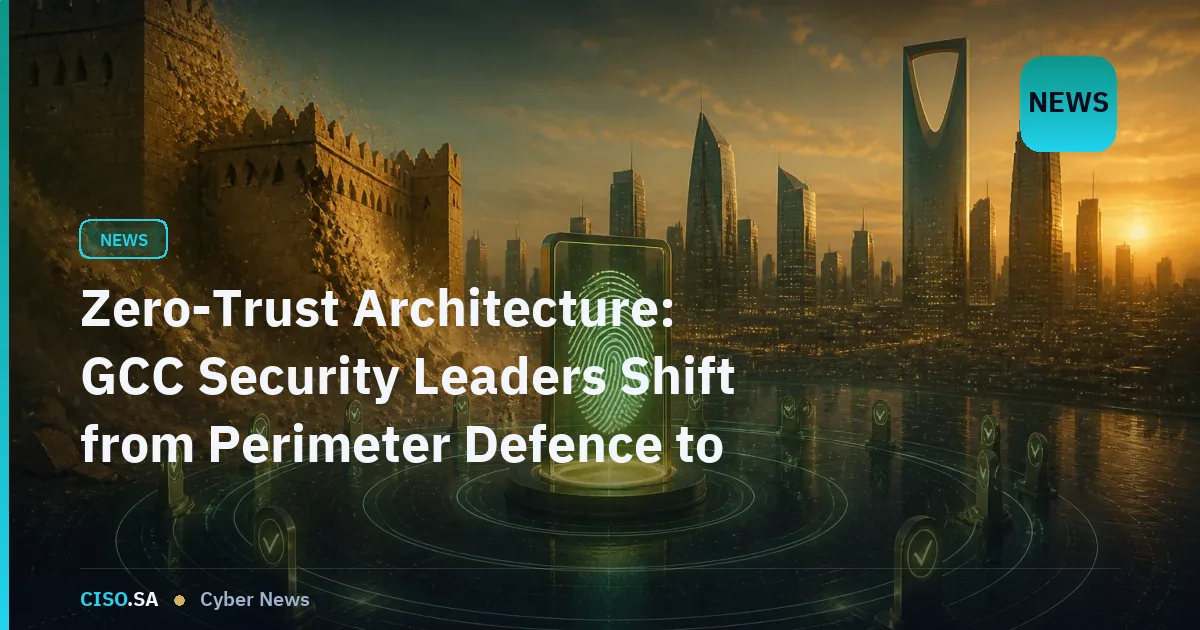 Zero-Trust Architecture: GCC Security Leaders Shift from Perimeter Defence to Identity-First Models
