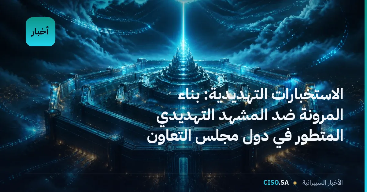 الاستخبارات التهديدية: بناء المرونة ضد المشهد التهديدي المتطور في دول مجلس التعاون