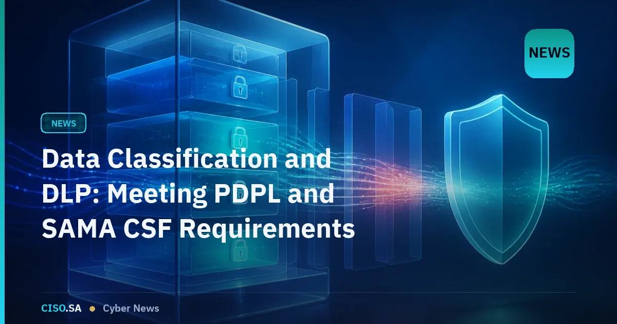 Data Classification and DLP: Meeting PDPL and SAMA CSF Requirements in 2026