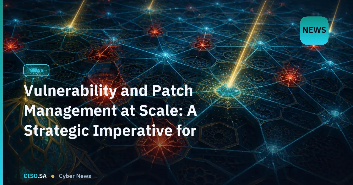 Vulnerability and Patch Management at Scale: A Strategic Imperative for GCC Security Leaders