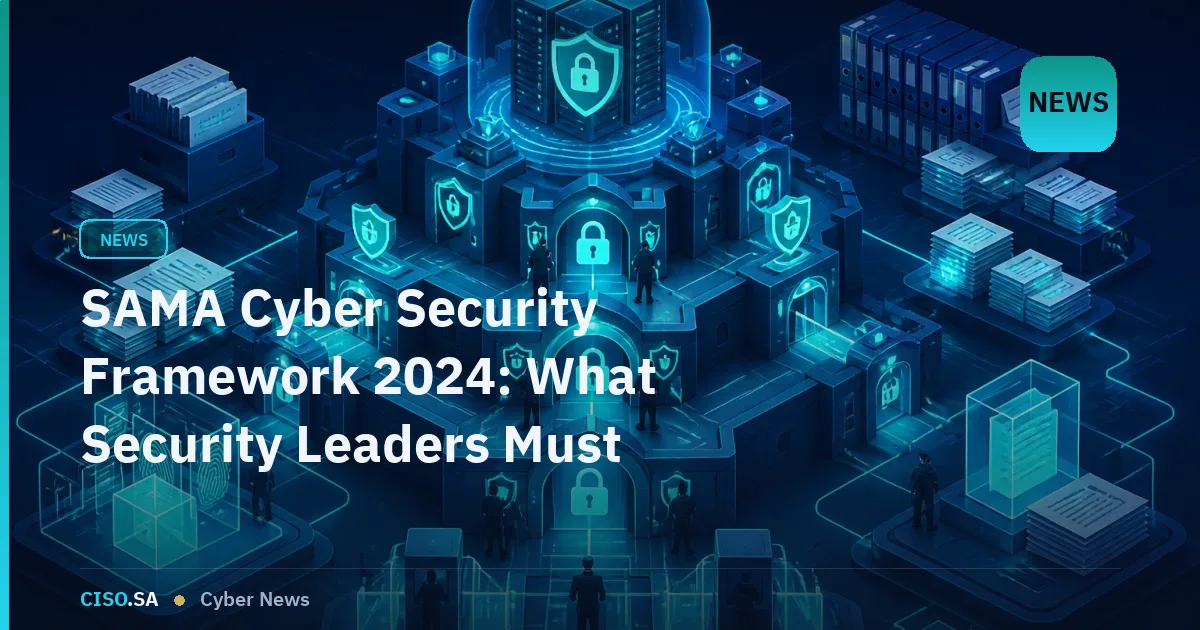 SAMA Cyber Security Framework 2024: What Security Leaders Must Evidence Now