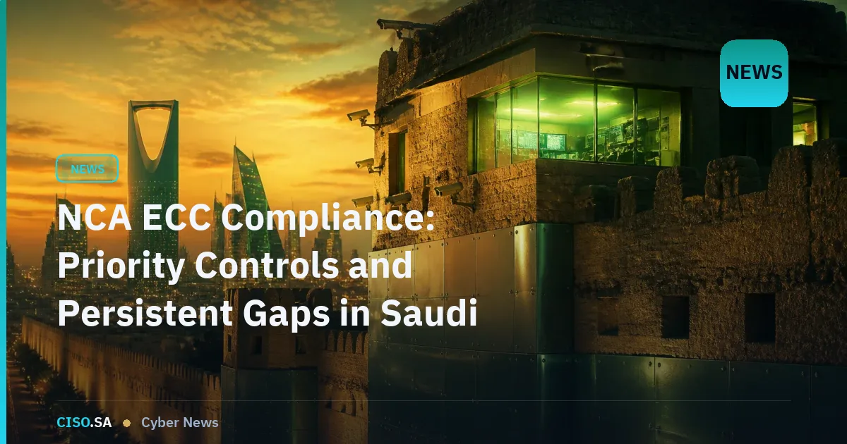 NCA ECC Compliance: Priority Controls and Persistent Gaps in Saudi Organisations