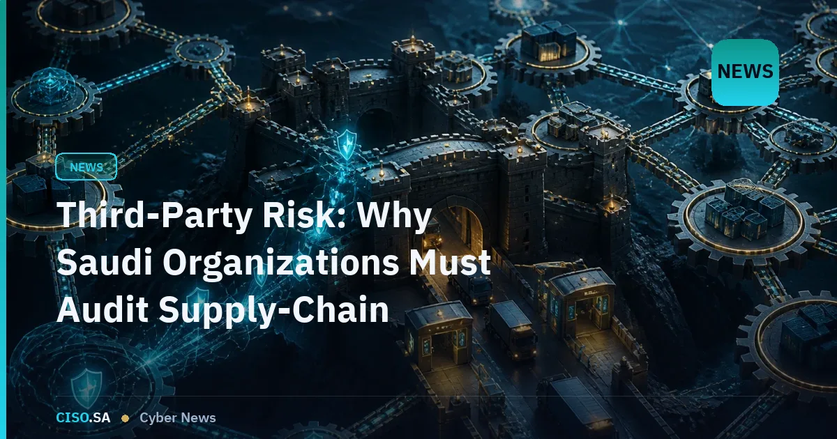 Third-Party Risk: Why Saudi Organizations Must Audit Supply-Chain Security Now