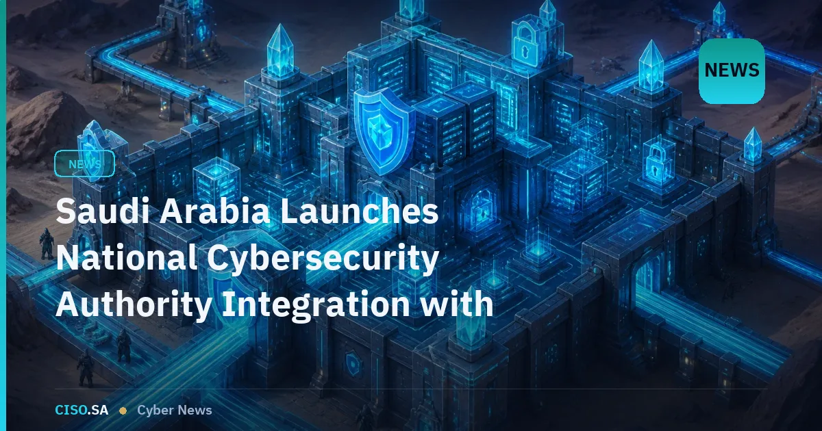 Saudi Arabia Launches National Cybersecurity Authority Integration with Vision 2030 Digital Infrastructure