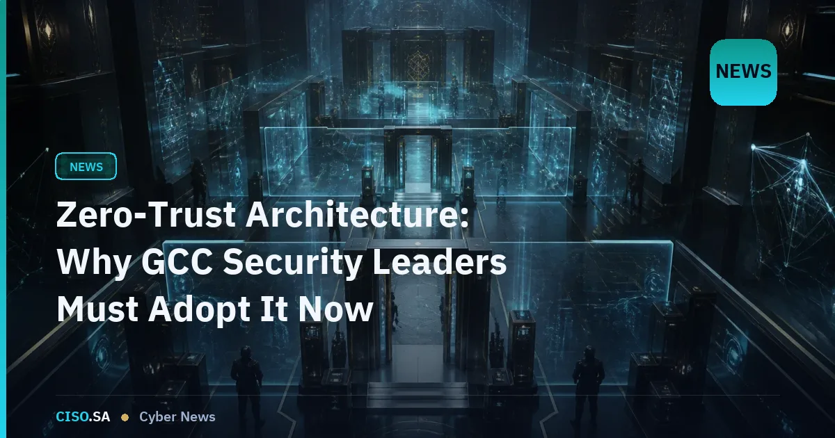Zero-Trust Architecture: Why GCC Security Leaders Must Adopt It Now