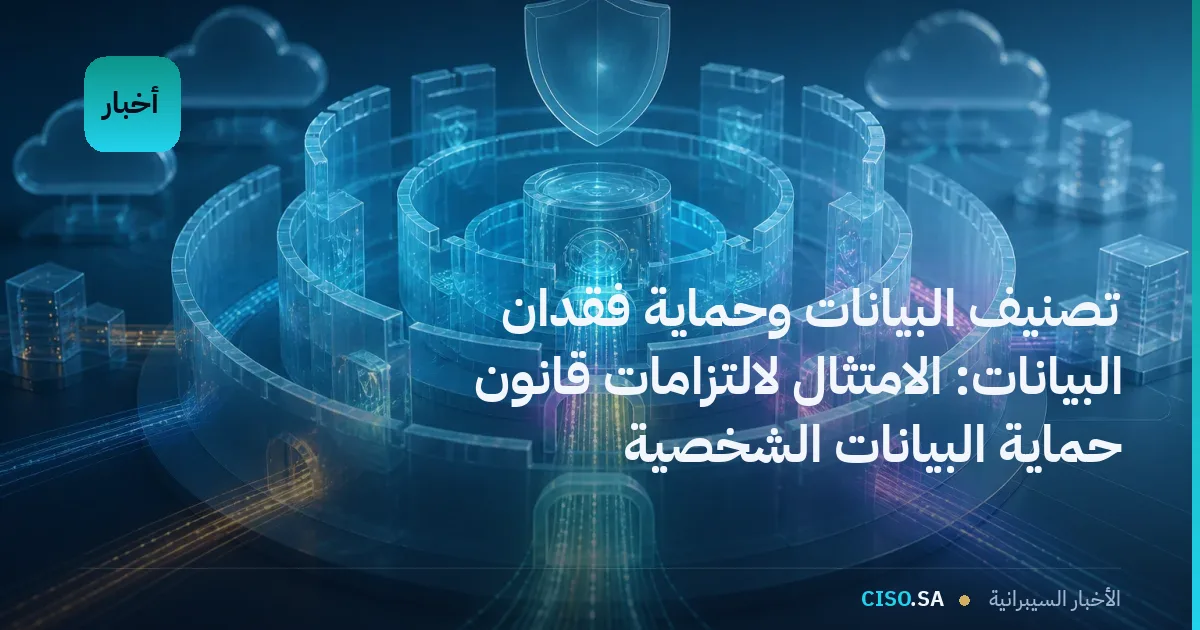 تصنيف البيانات وحماية فقدان البيانات: الامتثال لالتزامات قانون حماية البيانات الشخصية السعودي