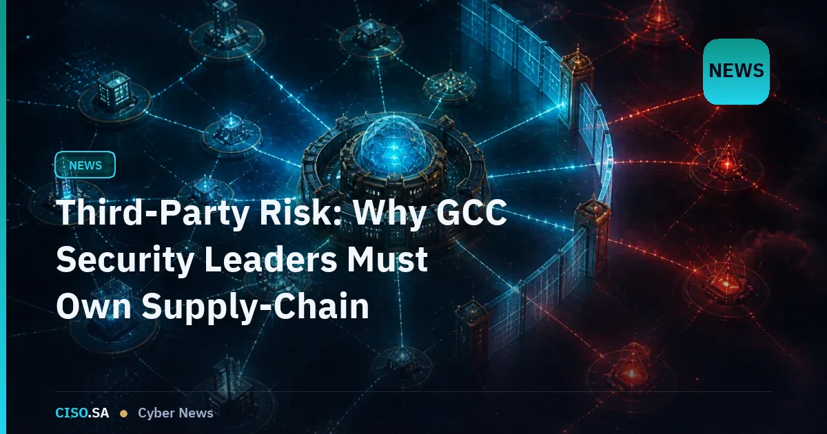 Third-Party Risk: Why GCC Security Leaders Must Own Supply-Chain Governance Now