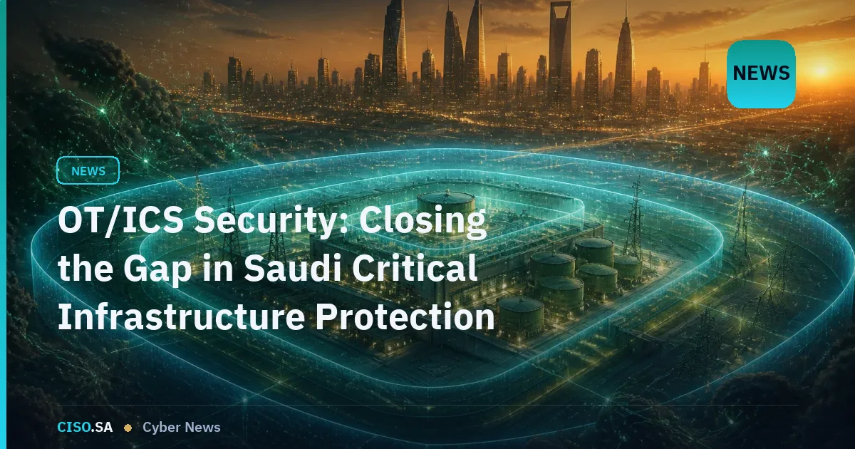 OT/ICS Security: Closing the Gap in Saudi Critical Infrastructure Protection