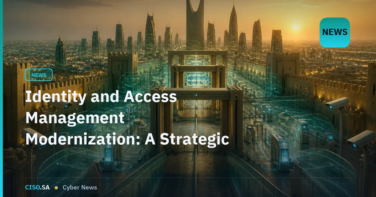 Identity and Access Management Modernization: A Strategic Imperative for GCC Organizations