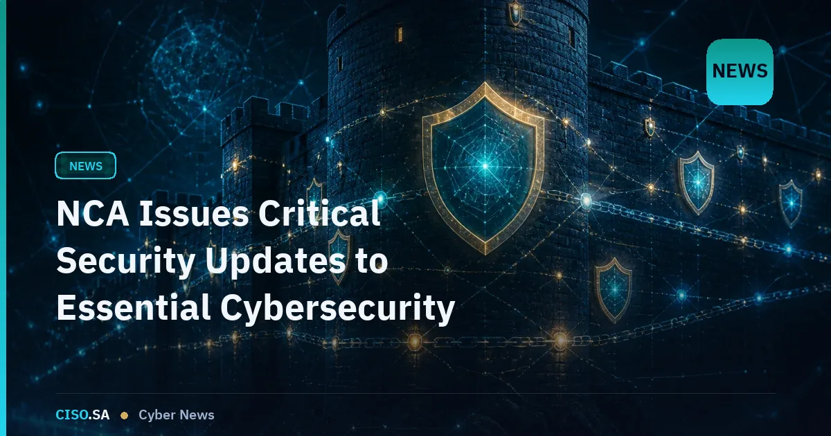 NCA Issues Critical Security Updates to Essential Cybersecurity Controls Framework