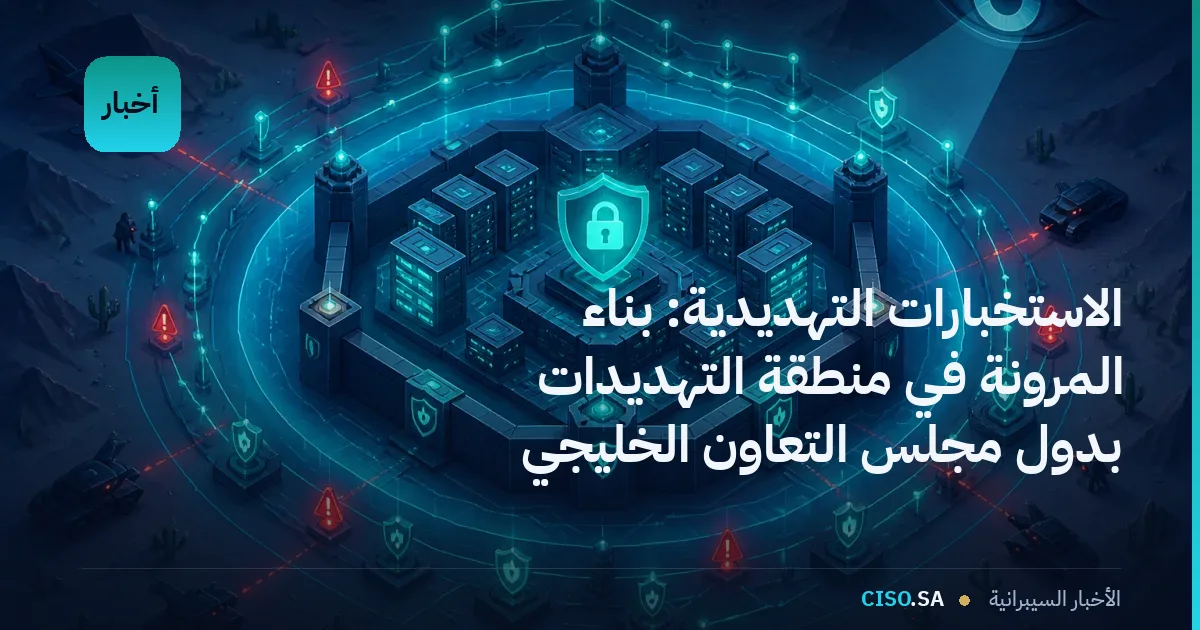 الاستخبارات التهديدية: بناء المرونة في منطقة التهديدات بدول مجلس التعاون الخليجي