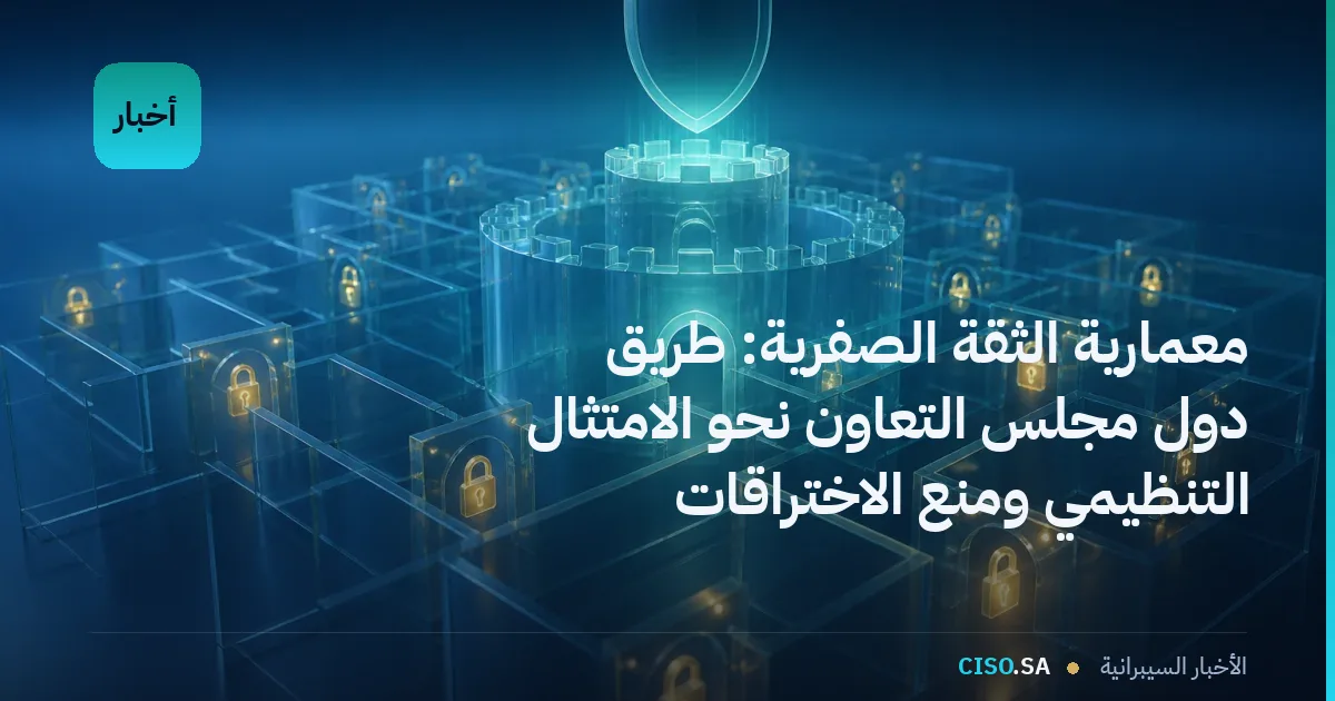 معمارية الثقة الصفرية: طريق دول مجلس التعاون نحو الامتثال التنظيمي ومنع الاختراقات