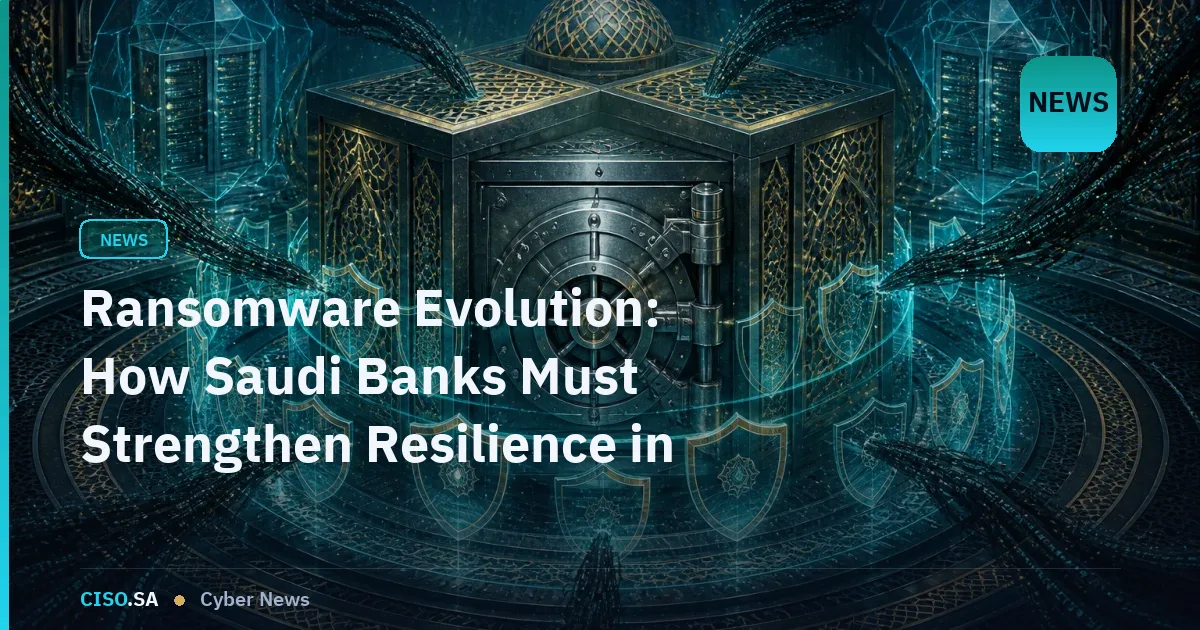 Ransomware Evolution: How Saudi Banks Must Strengthen Resilience in 2026